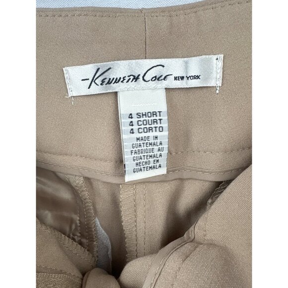 Women’s Kenneth Cole Size 4 Khaki Slacks with Fake Back Pockets - Picture 5 of 7